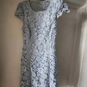 Lulu's Blue Lace Dress